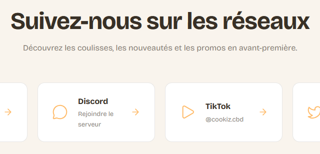 Suivez-nous sur les réseaux !