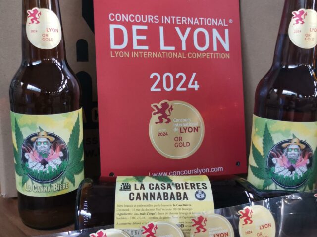 Medaglia d'oro per la birra CBD al Concorso Internazionale della Birra di Lione